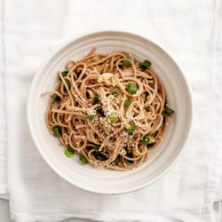 Sesame and Shiitake Soba Noodles