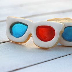 3D Glasses Cookies