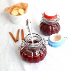 Raspberry, Ginger, and Cinnamon Jam