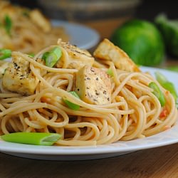 Noodles with Peanut-Lime Sauce