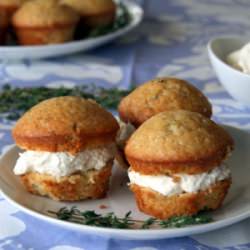 Lemon Thyme Cupcake Sandwiches