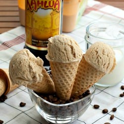 Coffee and Kahlua Gelato