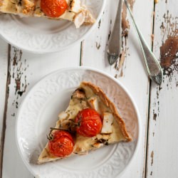 Tomato And Goat Cheese Quiche