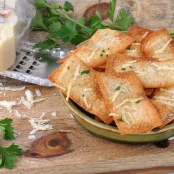 Parmesan Wonton Cracker