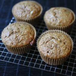 Banana and Carrot Pulp Muffins
