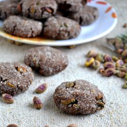 Eggless Chai Pista Snickerdoodles