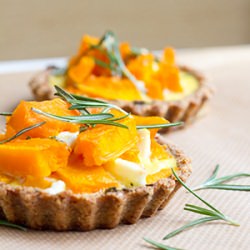 Pumpkin & Feta Quiche