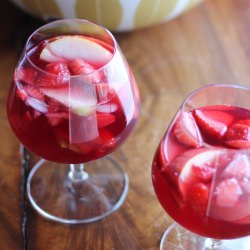Cranberry Red Wine Sangria Punch