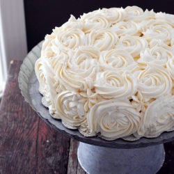 Easiest Rosette Cake Ever