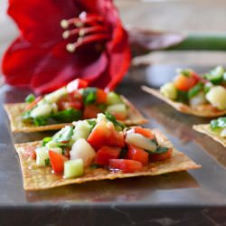 Asian Salad Canapés