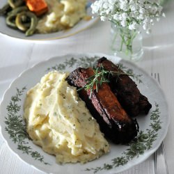 Spice Roasted Ribs & Mashed Potatoes