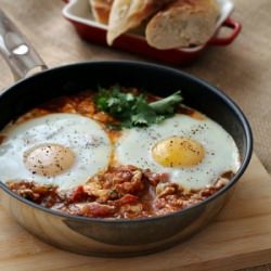 Spicy Baked Eggs