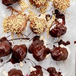 Dark Chocolate Ice Cream Bombs