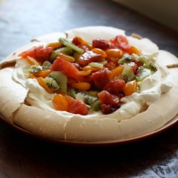 Winter Fruit Pavlova