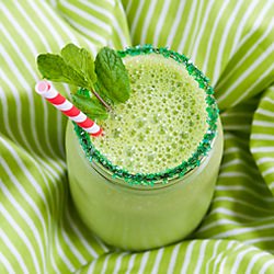 Healthy Homemade Shamrock Shake