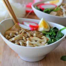 Miso Soup with Vermicelli