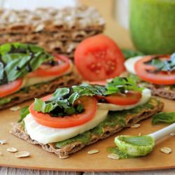 Pesto Caprese Bites