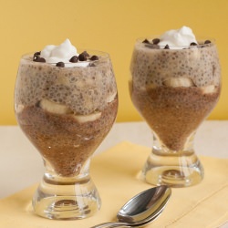 Banana Chocolate Chia Pudding
