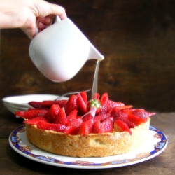 Tarta Queso y Fresas