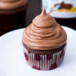 Chocolate Nutella Cupcakes
