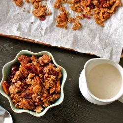 Paleo Maple Cashew Granola