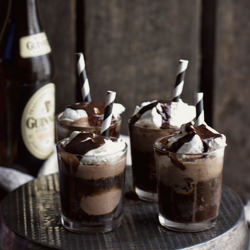 Mini Guinness Chocolate Floats