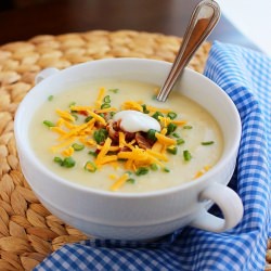 Loaded Baked Potato Cheddar Soup