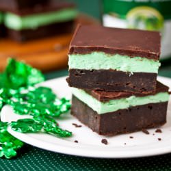 Crème de Menthe Brownies