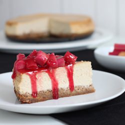 Primal Rhubarb & Ginger Cheesecake