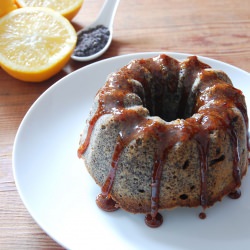 Poppy Seed Marzipan Bundt Cake