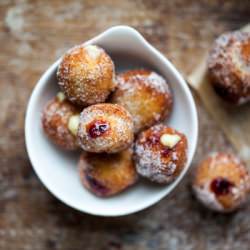 Italian Cherry Doughnuts