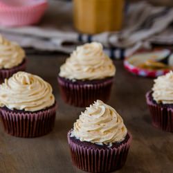 Chocolate Dulce de Leche Cupcakes