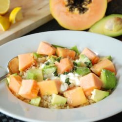 Avocado Papaya Salad
