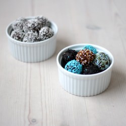 Rum Truffles with Sprinkles