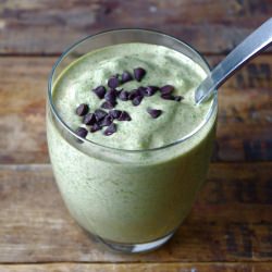 Mint Chocolate Protein Smoothie