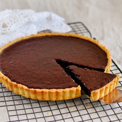 Drunken Chocolate Caramel Tart