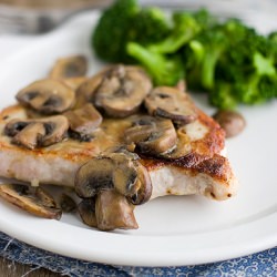 Pork Chops with Dijon Mushrooms