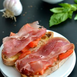 Tomato & Prosciutto Bruschetta