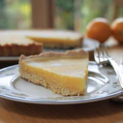 Meyer Lemon Shortbread Tart
