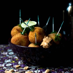 Avocado Cream Rice Balls