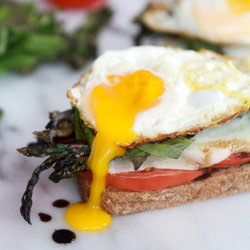 Caprese Melts + Fried Egg