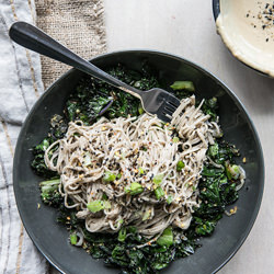Soba Noodles + Ginger Tahini