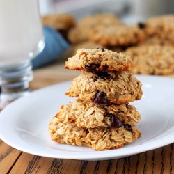 No Egg Oat Chocolate Chip Cookies