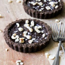 Salted Chocolate Hazelnut Tart
