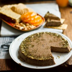 Herb-Crusted Lentil-Walnut Pate