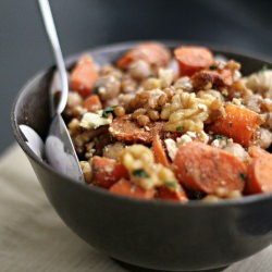Roasted Carrot and Chickpea Salad