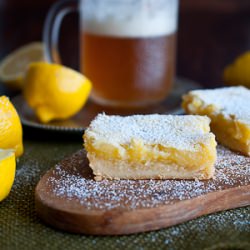 IPA Lemon Bars Made with beer