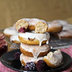 Blackberry Whole Wheat Mini Donuts