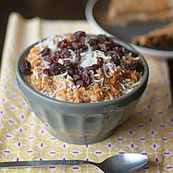Carrot Cake Oatmeal