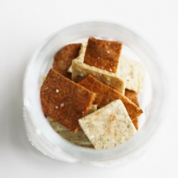 Seasoned Gluten Free Crackers